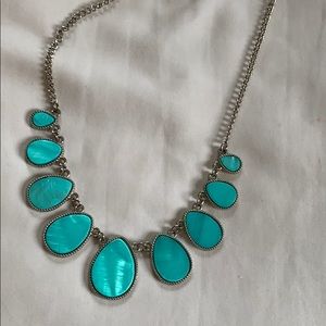 Teal Statement Necklace